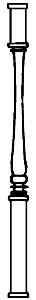 Alexander Scale Models HO 1501 Porch support 6/