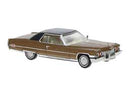 Brekina HO 18130 1972 Cadillac Coupe de Ville, Assembled, Metallic Brown, Black