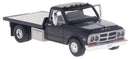 Brekina HO 19669 1981 GMC Sierra Grande Flatbed Truck, Assembled, Black
