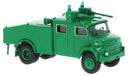 Brekina HO 47185 Mercedes-Benz LA 1113 Wasserwerfer 4000L (Water Cannon), Assembled, Fire Department (red, white, German Lettering)