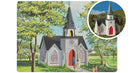 Bachmann Trains HO 45195 75th Anniversary Cathedral Plasticville U.S.A.(R) Kit