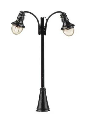 Faller 272230 LED Streetlight, Arc Luminaires, Warm White