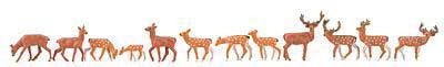 Faller HO 151906 Fallow and Red Deer (12-pack)