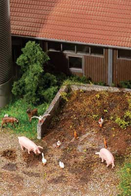 Faller HO 151920 Small Livestock Animals (14-pack)