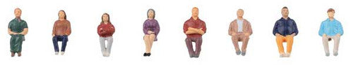 Faller 151684 Seated People III (8-pack)
