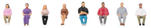 Faller 151699 Seated People IV (8-pack)