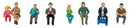 Faller 151617 Seated Passengers (8-pack)