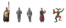 Faller HO 151631 In the Castle (5-pack)