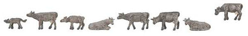 Faller N 155904 Gray Mountain Cows (8-pack)