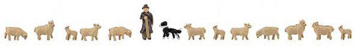 Faller 155901 Shepherd, Dog and 12 Sheep