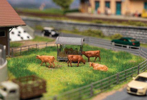 Faller HO 180235 Cows with Sound Module and Speaker (4-pack)