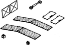 Details West HO DS-273 GE Detail Kits, For BNSF & NS Dash 9-44CW Locomotives