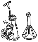 Details West 450 Air Jack & Car Stands (2)
