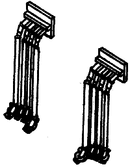 Details West 295 MU Hoses 4-Cluster 36" Pre-1980 Locomotives (4)