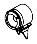 Details West 108 SP Barrel-Type Headlight Bolted Face