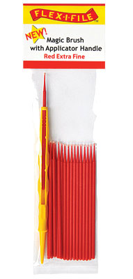Profile Accessories Inc. M929007 Magic Brush Extra Fine & 1 Applicator Handle/Holder, Red (18)