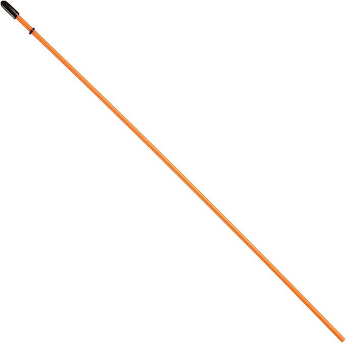 DUB - Du-Bro 2353 Antenna Tube w/ Cap (Neon Orange) (1/pkg.)