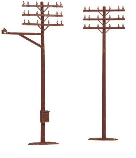 Atlas HO 775 Telephone Poles (12)