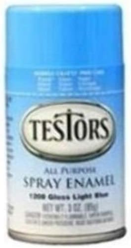 Rust-oleum 1208T Testors Enamel Spray, Light Blue (3oz)