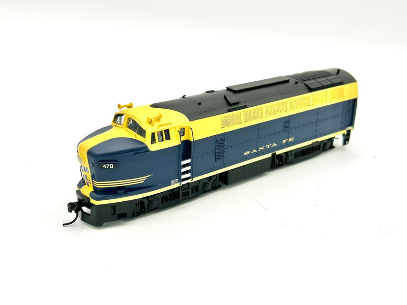 BLI 7698 RF-16 Sharknose A/B, ATSF 470L/470A, Cat Whiskers Scheme, A-unit Paragon4 Sound/DC/DCC, Unpowered B, HO (Fantasy Paint Scheme)