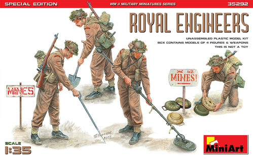 MiniArt 35292 WWII Royal Engineers 4pk 1:35