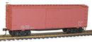 Accurail HO 1397 36' Double-Sheathed Wood Boxcar with Steel Roof, Ends, Fishbelly Underframe, K, Data Only (Boxcar Red, 1940s-Style Lettering)