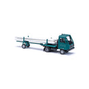 PREORDER Busch HO 42236 1991 Multicar M26 Flatbed with Trailer & Concrete Mast Load, Green | 42.49