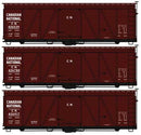 Accurail HO 8154 Fowler 36' Wood Boxcar 3-Pack Kit, Canadian National
