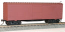 Accurail HO 1700 36' Double-Sheathed Wood Boxcar, Steel Roof, Wood Ends, Fishbelly Kit, Undecorated