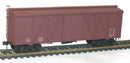 Accurail HO 1198 Fowler 36' Wood Boxcar Kit, Data Only (mineral red)