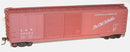 Accurail HO 5233 AAR 50' Riveted-Side Double-Door Boxcar Kit, Louisville & Nashville
