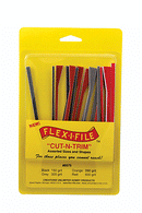 Profile Accessories Inc. 8575 Flexi-I-File Cut-n-Trim Sanding Tapes, Assorted Sizes & Shapes