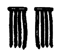 Custom Finishing 258 MU Hoses Four-Hose with Bracket (2) (One Left, One Right)