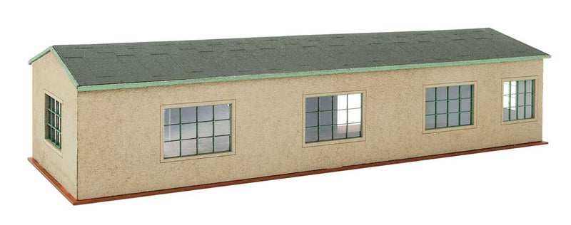 PREORDER Vollmer N 47557 Auto Workshop/Garage, Polyplate Plastic Kit, 4-13/16 x 1-5/8 x 1-1/8" 12.3 x 4.2 x 2.8cm