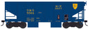 Bowser HO 43095 55-Ton Fishbelly Hopper, Delaware and Hudson