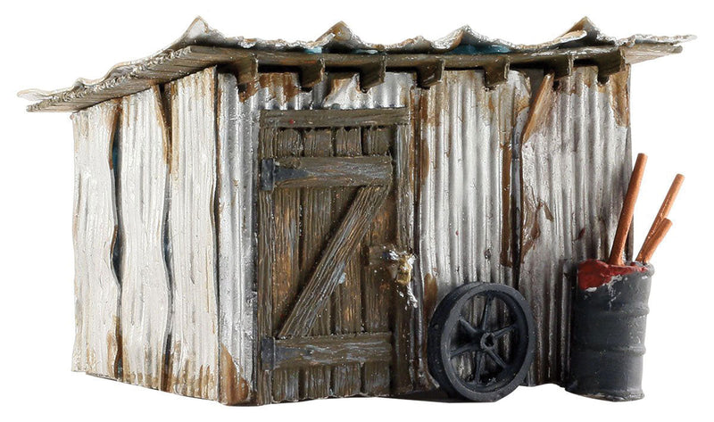 Woodland Scenics N BR4946 Tin Shack, Built-&-Ready Landmark Structures, Assembled, 15/16 x 3/4 x 5/8" 2.38 x 1.9 x 1.58 cm