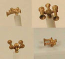 Cal-Scale HO 613 Nathan K3HR3 Air Horn, Brass