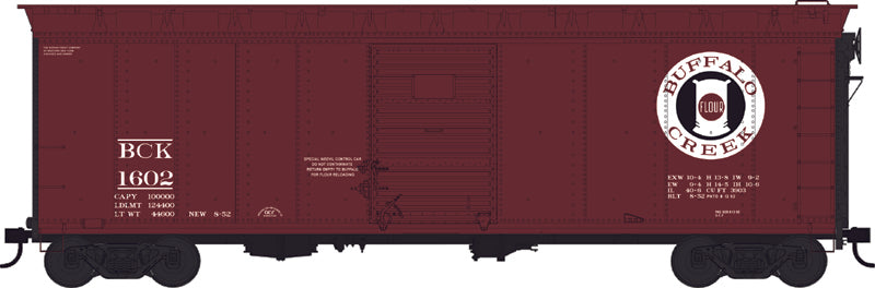 Bowser HO 43149 40' Box Car, Buffalo Creek