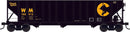 Bowser HO 43192 H-43 100-Ton Hopper, Chessie System (WM)