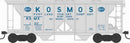 Bowser HO 43272 70-Ton 2-Bay Covered Hopper, Kosmos Cement