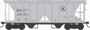 Bowser HO 43277 70-Ton 2-Bay Covered Hopper, Maine Central