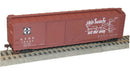 Accurail HO 5238 AAR 50' Riveted-Side Double-Door Boxcar Kit, Santa Fe