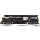 Atlas N 40005940 GE U33/36B, Master Silver Locomotive Penn Central
