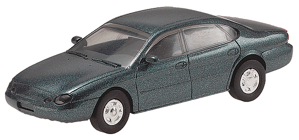 PREORDER Atlas 1272 HO American Autombiles - Ford - Taurus 1996 4-Door Sedan -- Medium Willow Green