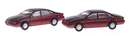 PREORDER Atlas 2905 N American Automobiles - Ford - Taurus 1996 4-Door Sedan pkg(2) -- Toreador Red