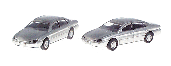 PREORDER Atlas 2912 N American Automobile, Ford, Taurus 1996 4-Door Sedan -- Silver Frost