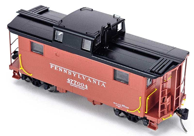 Bowser 43357 PRR Class N5 Steel Cabin Car (Caboose) - Ready to Run -- Pennsylvania Railroad