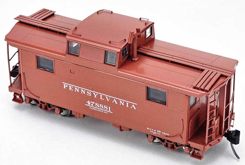 Bowser 43362 PRR Class N5 Steel Cabin Car (Caboose) - Ready to Run -- Pennsylvania Railroad
