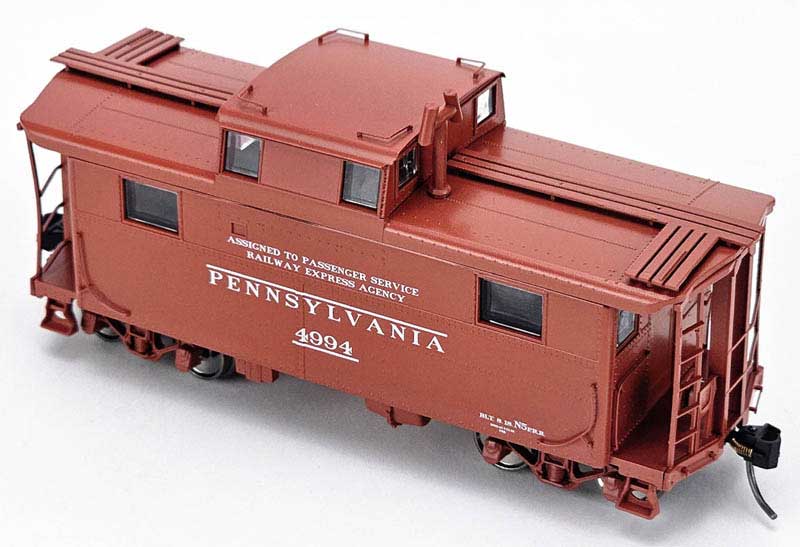 Bowser 43364 PRR Class N5 Steel Cabin Car (Caboose) - Ready to Run -- Pennsylvania Railroad