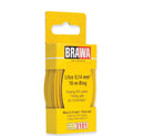 Brawa 3101 33' Solid Stranded Copper Wire, Yellow